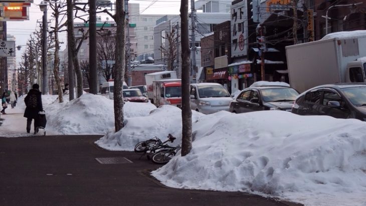 札幌の雪は