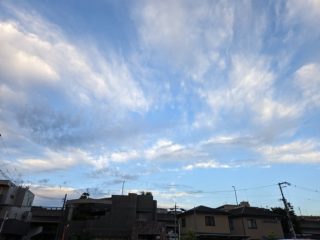 10月25日　週末の天気は下り坂
