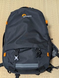 カメラ用のリュックを購入